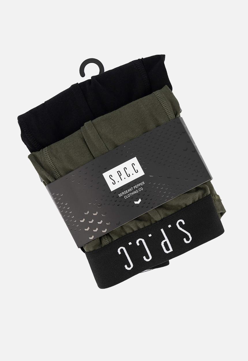 S.P.C.C - Emperador Boxer 2 Pack - Black & Fatigue