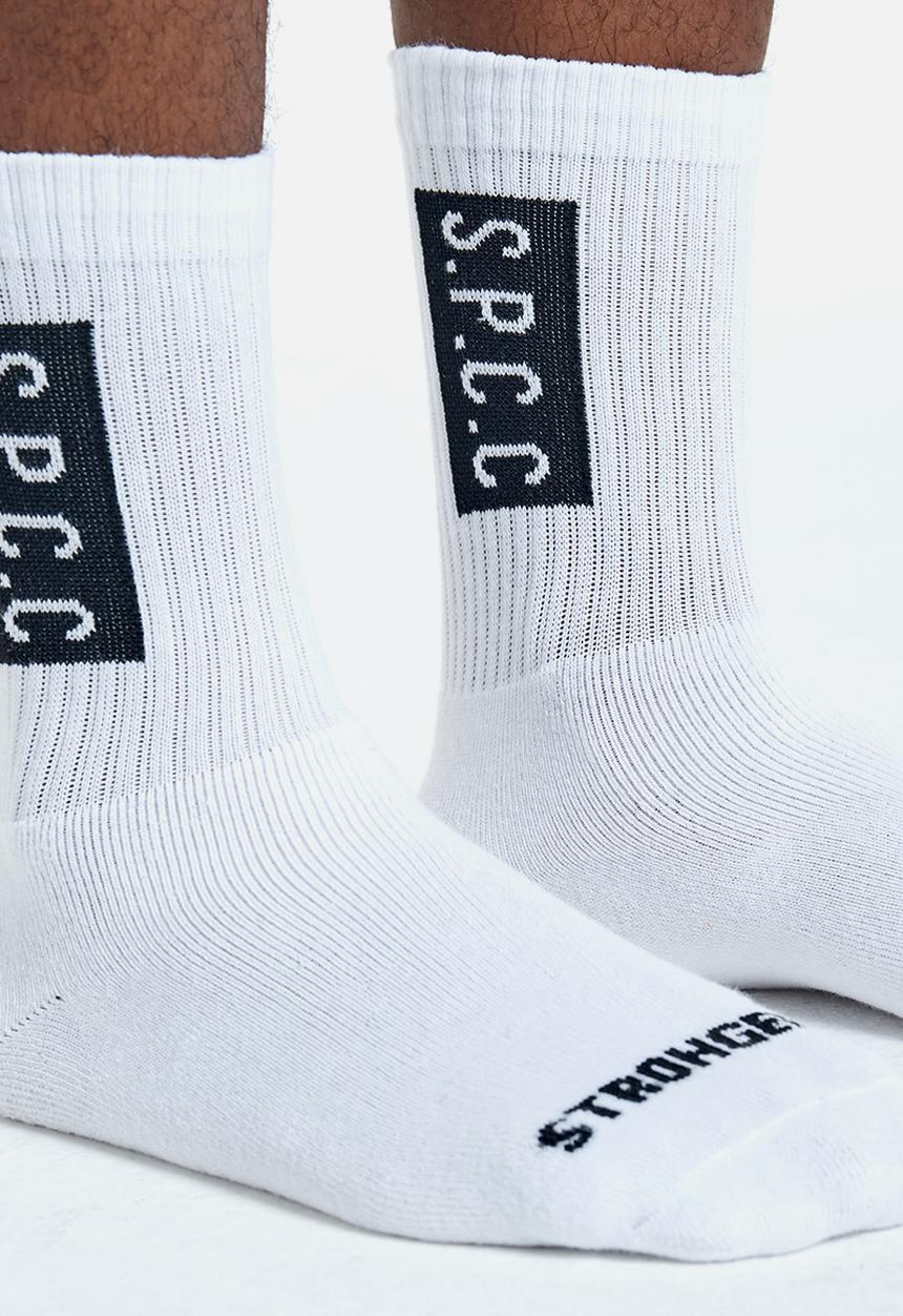S.P.C.C - Johnson Socks 3 Pack - White