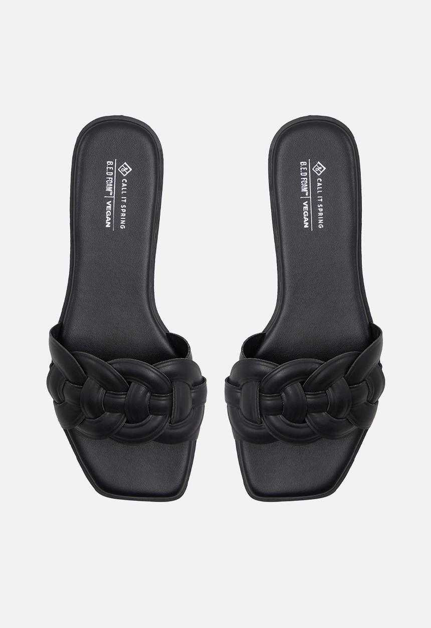 Call It Spring - Melina slip-on sandal - black