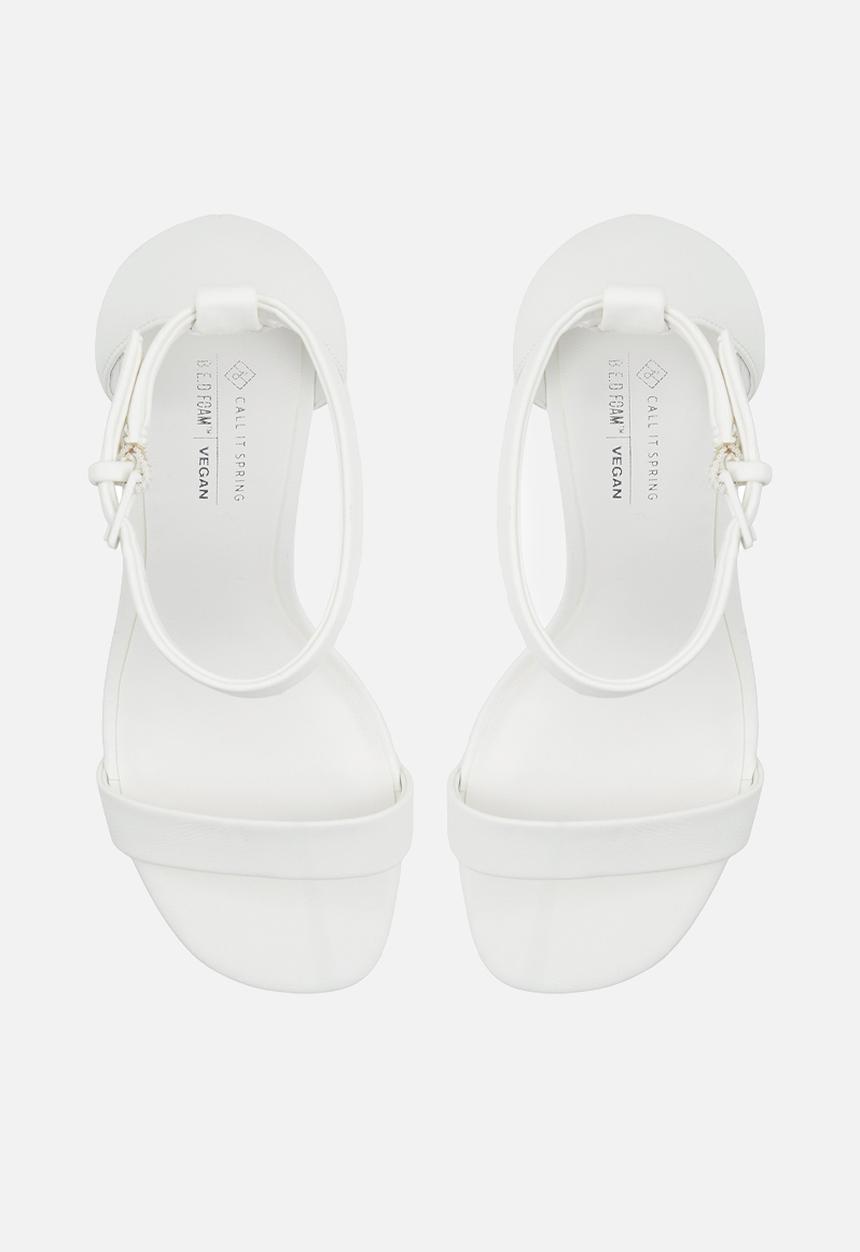 Call It Spring - Mirellaa ankle strap heel - white