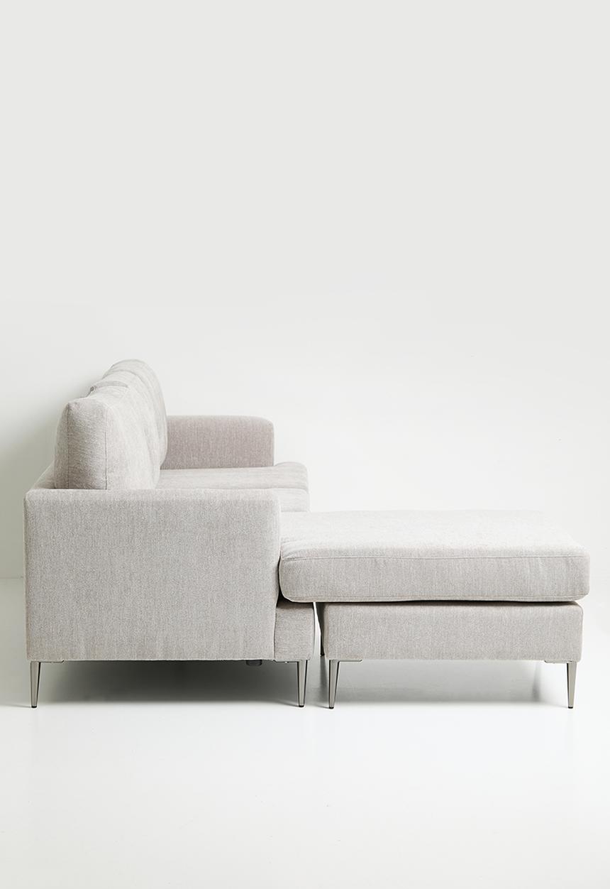 Sixth Floor - Bali 3 chaise lounge - taupe