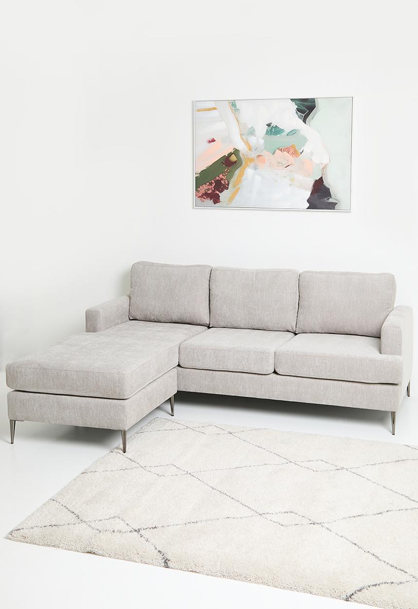 Sixth Floor - Bali 3 chaise lounge - taupe