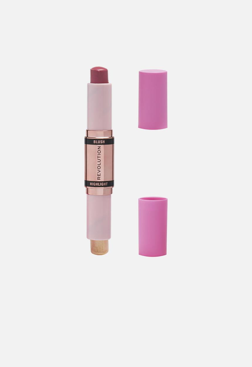 Revolution - Blush & Highlight Stick - Mauve Glow