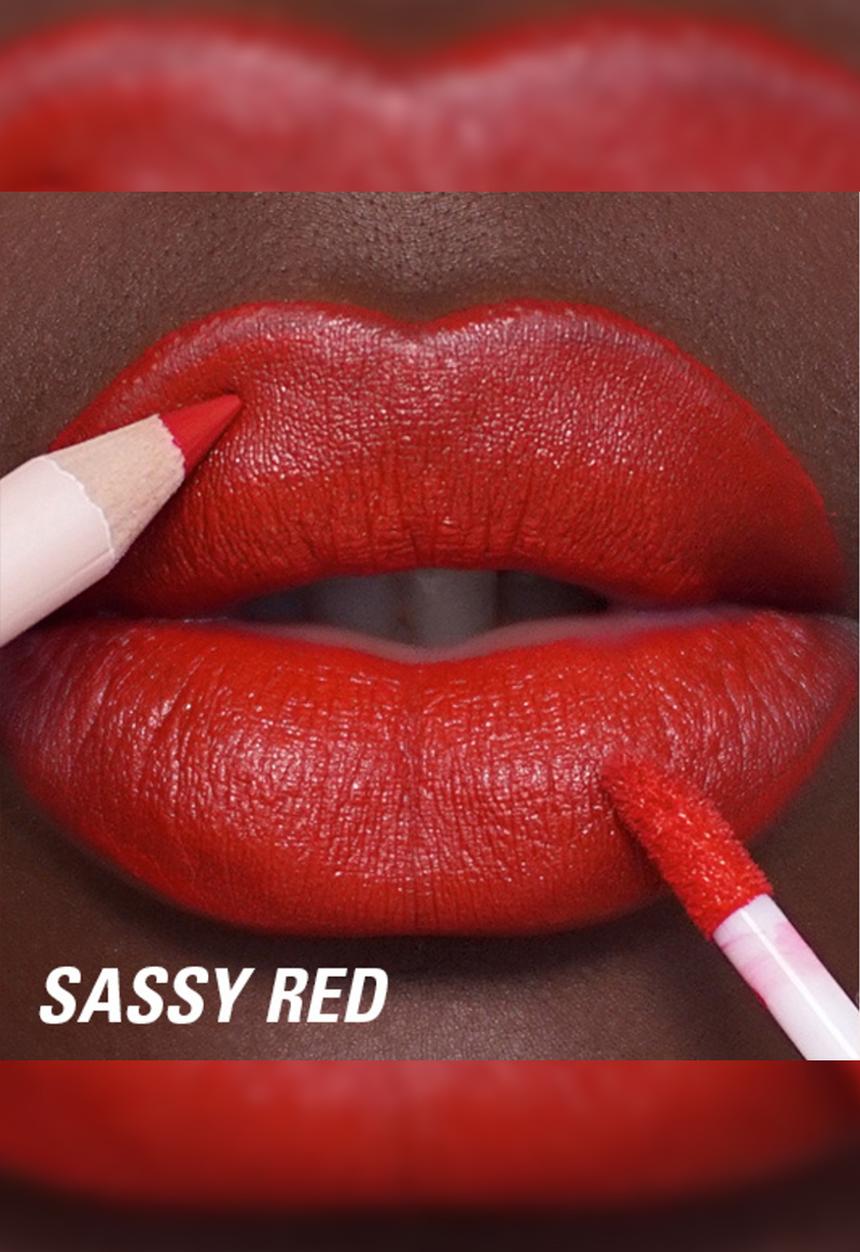 Revolution - Lip Contour Kit - Sassy Red