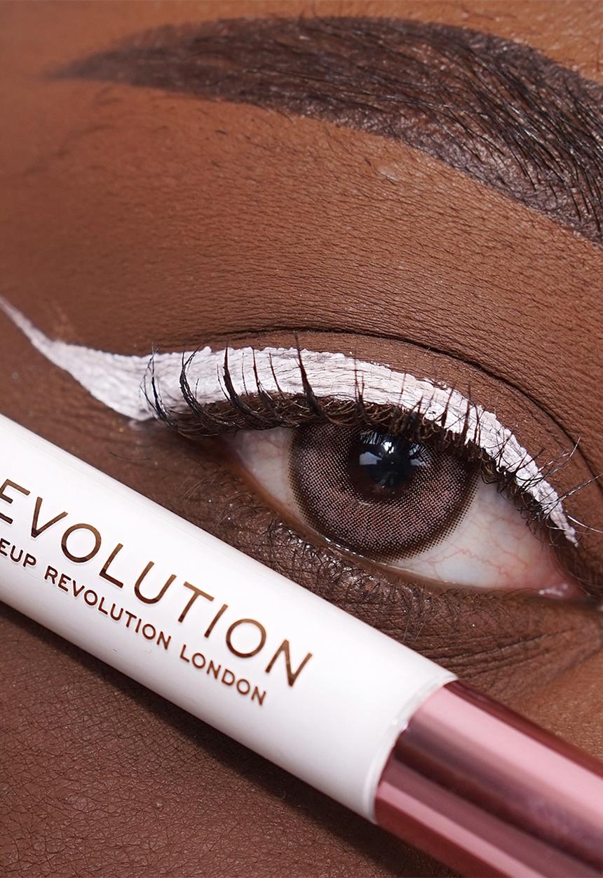 Revolution - Super Flick Liquid Eyeliner - White