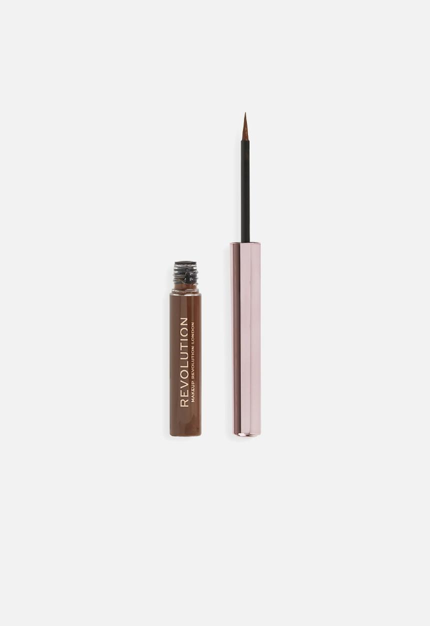 Revolution - Super Flick Liquid Eyeliner - Brown