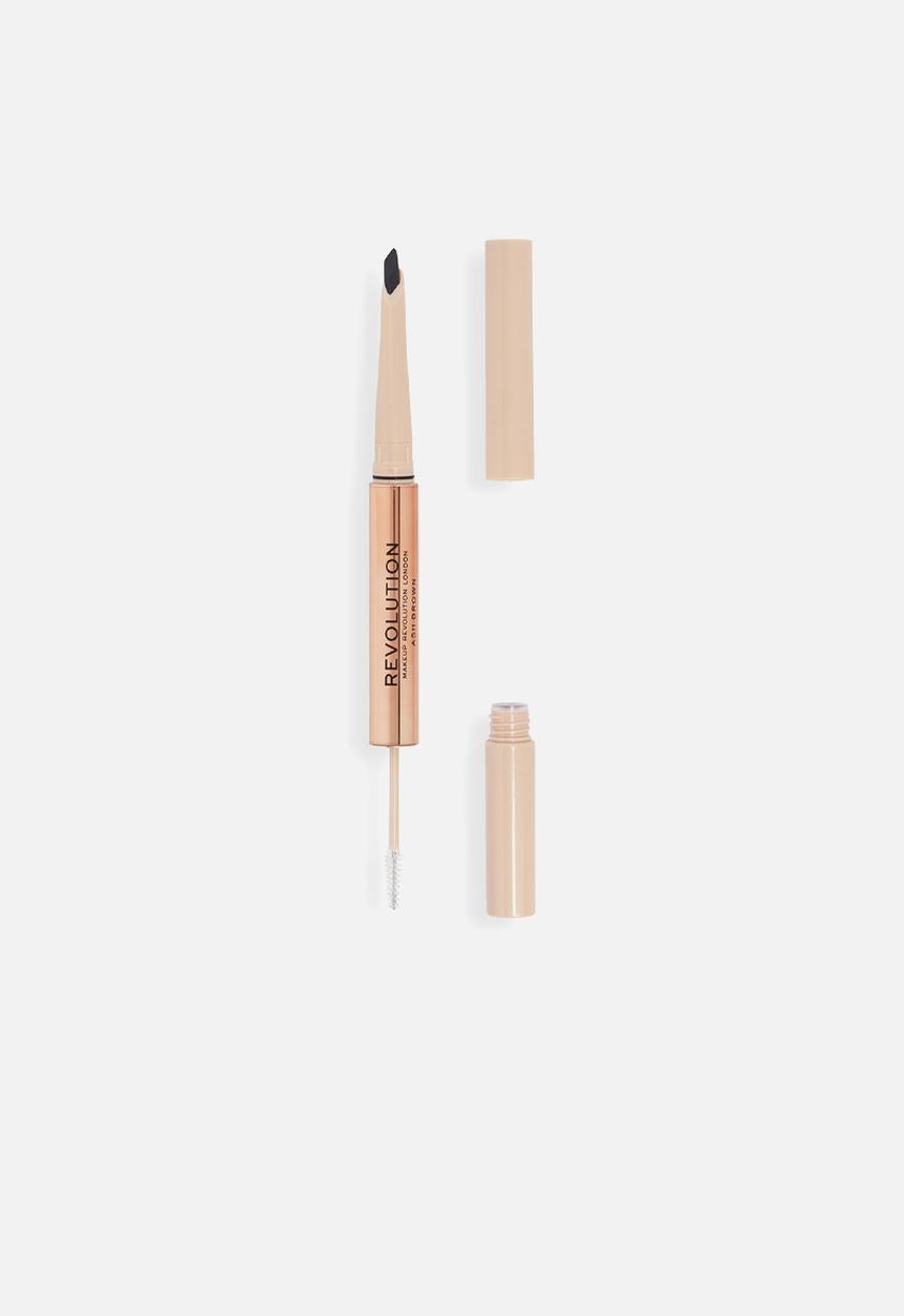 Revolution - Fluffy Brow Filter Duo - Ash Brown
