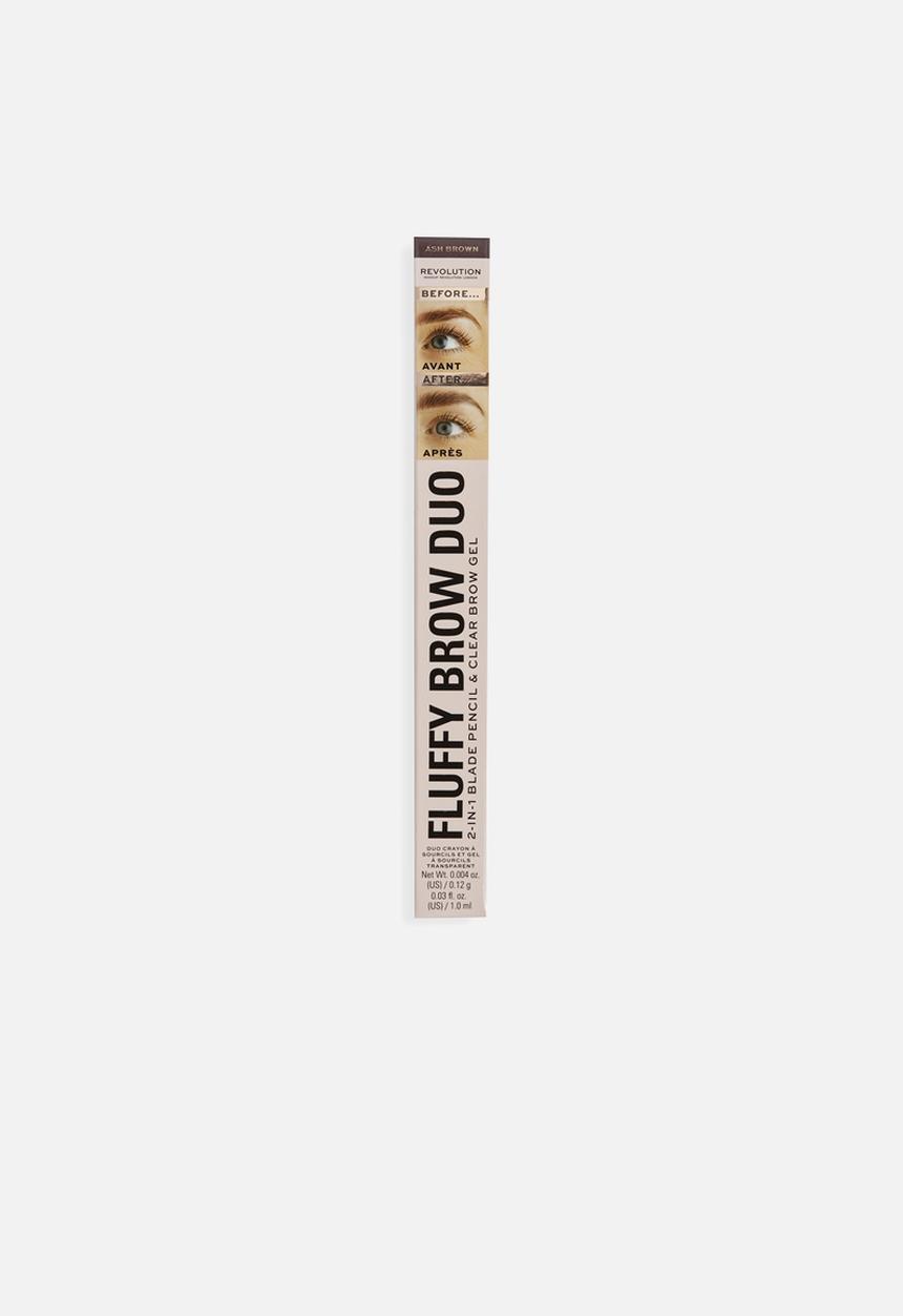 Revolution - Fluffy Brow Filter Duo - Ash Brown