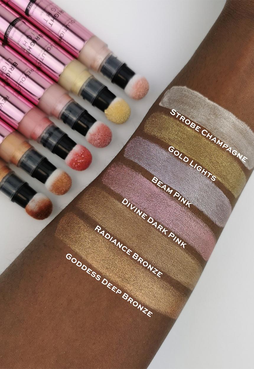 Revolution - Blush & Highlight Stick - Mauve Glow