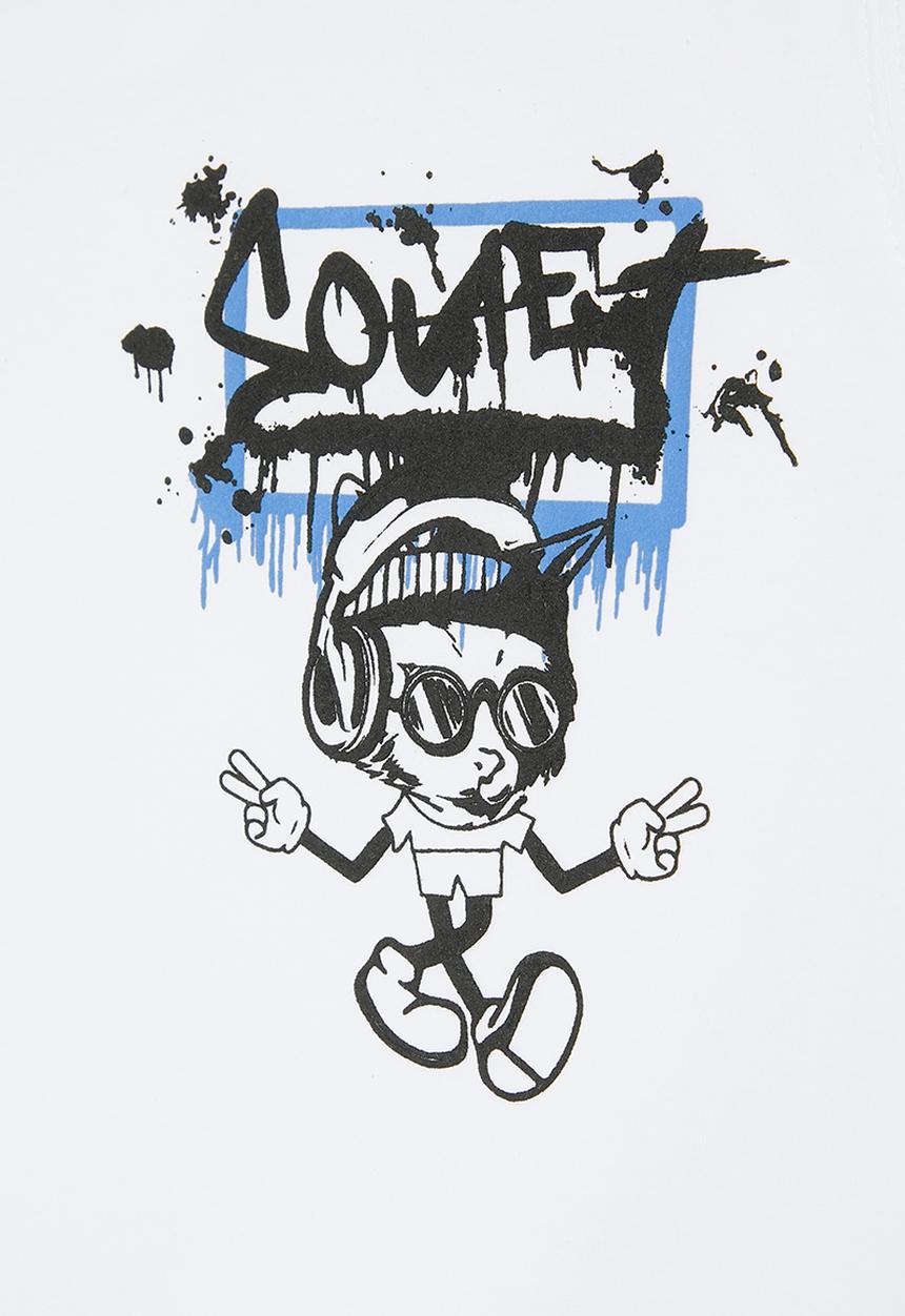 SOVIET - Boys animation fashion tee - white