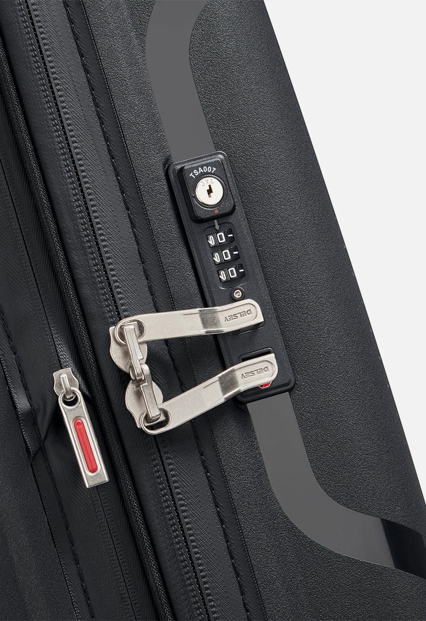 Delsey - Delsey Clavel Trolley Case - Black