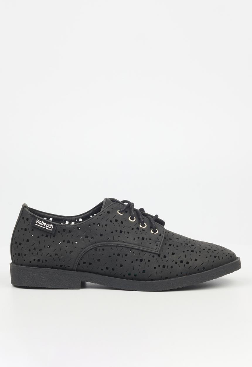 Viabeach - Vespa 13 lace brogue - black