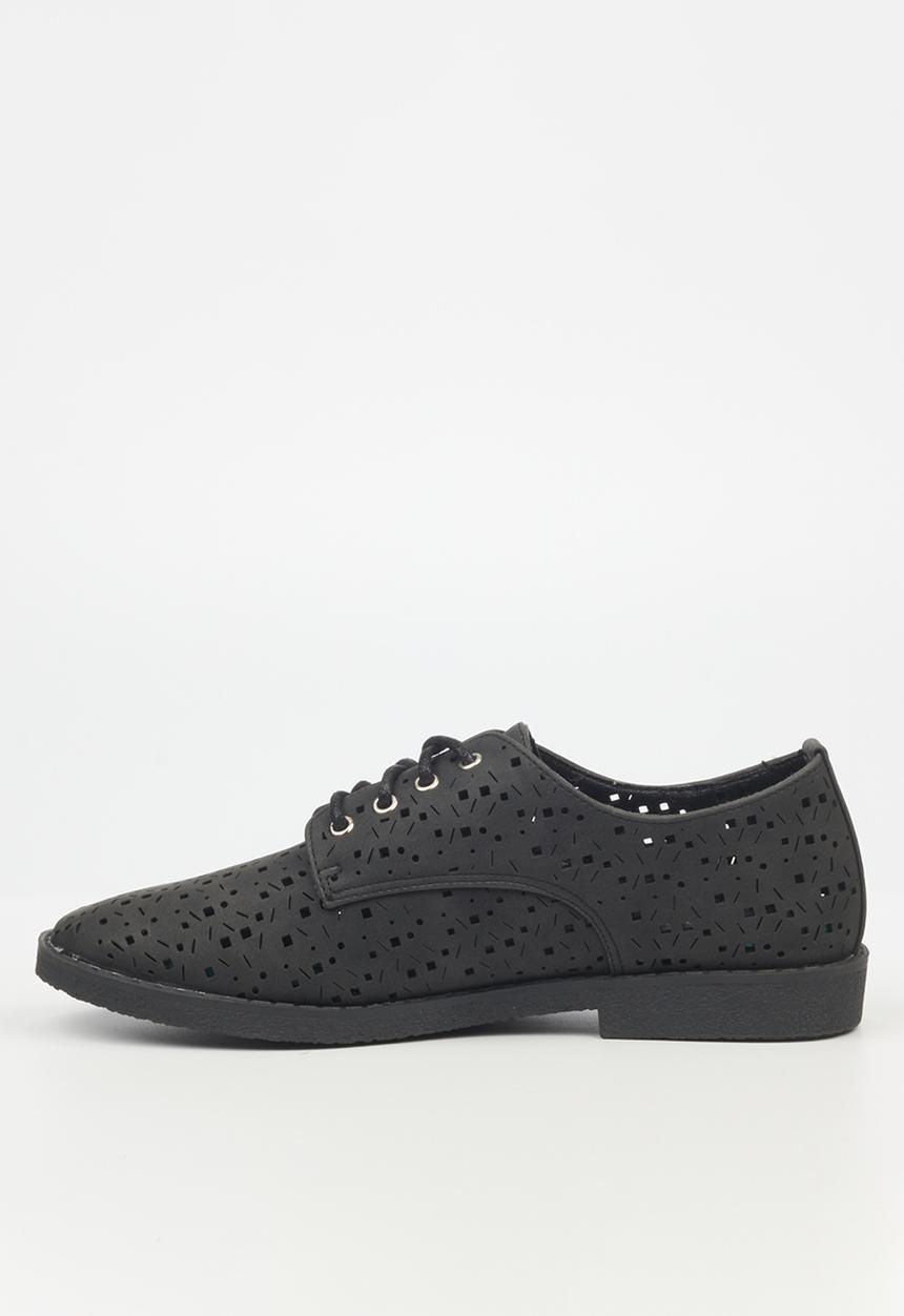 Viabeach - Vespa 13 lace brogue - black