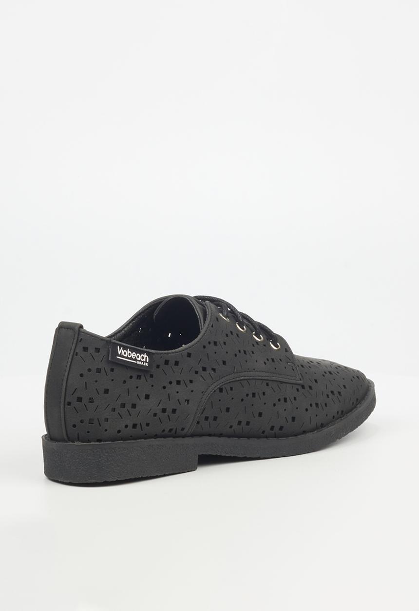Viabeach - Vespa 13 lace brogue - black