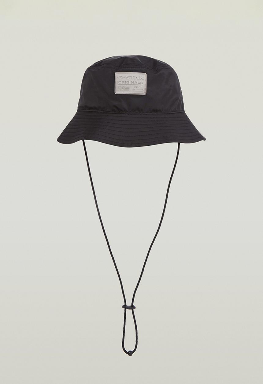 G-STAR - Rain brimmer bucket hat - dk black/gs grey