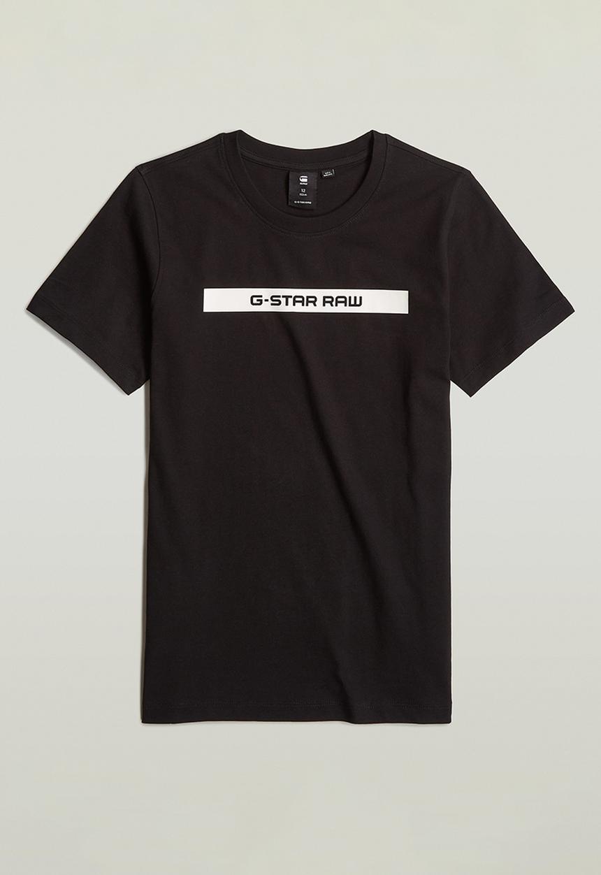 G-STAR - T-shirt s\s regular - dk black