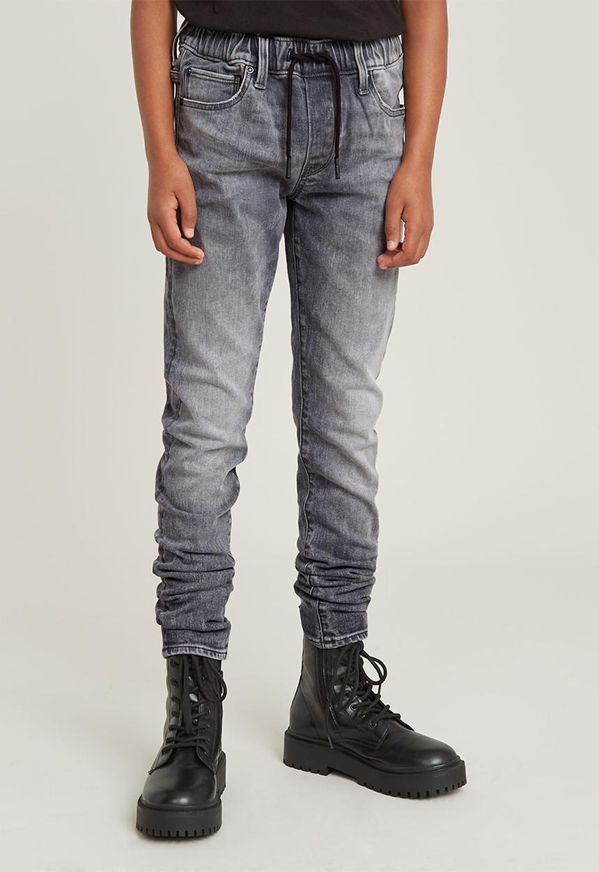 G-STAR - 3301 slim pull-up jeans - faded grey neblina