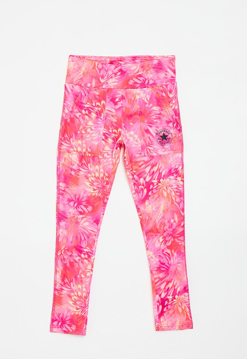 Converse - Cnvg high rise printed legging - chaos fuchsia