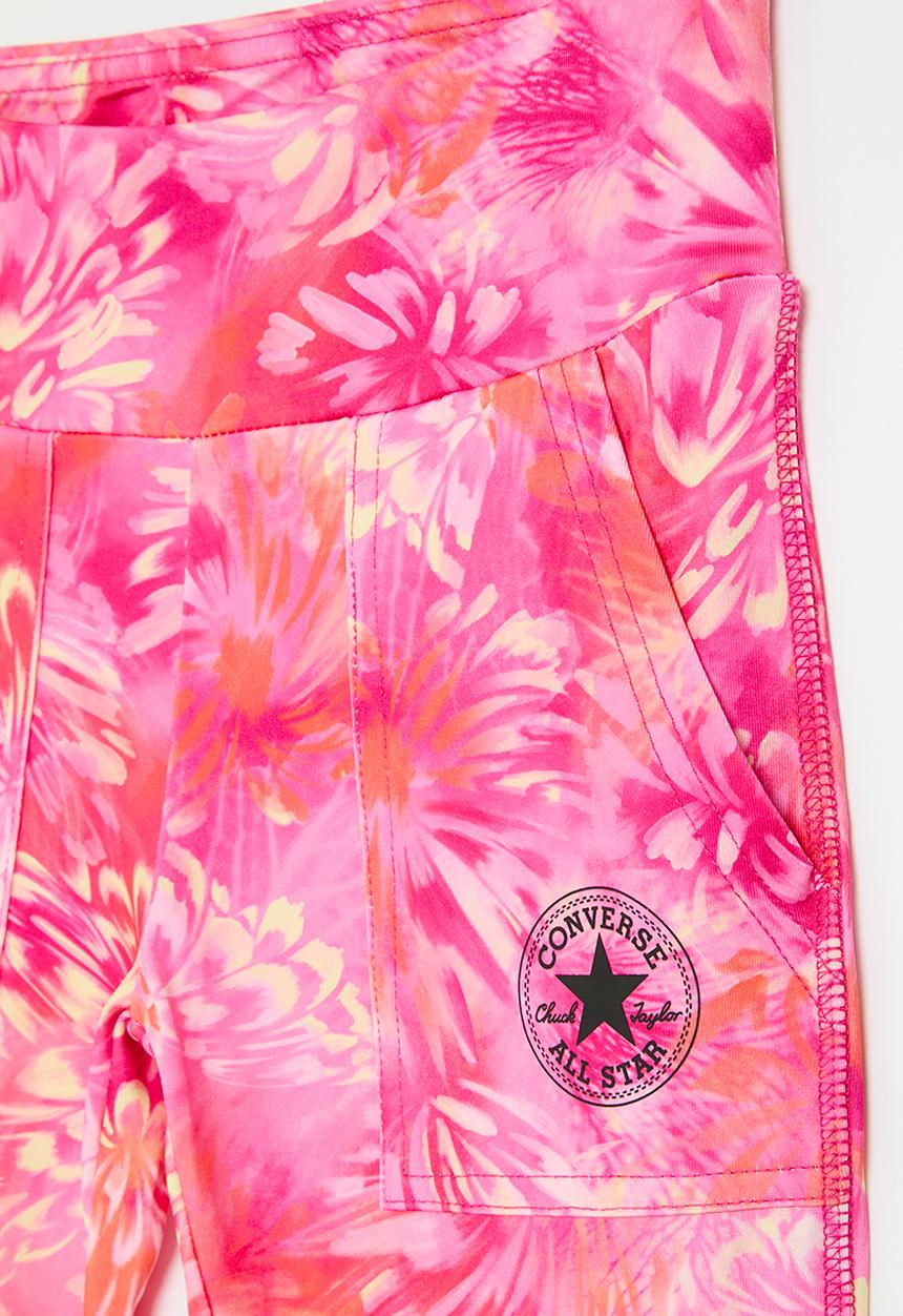 Converse - Cnvg high rise printed legging - chaos fuchsia