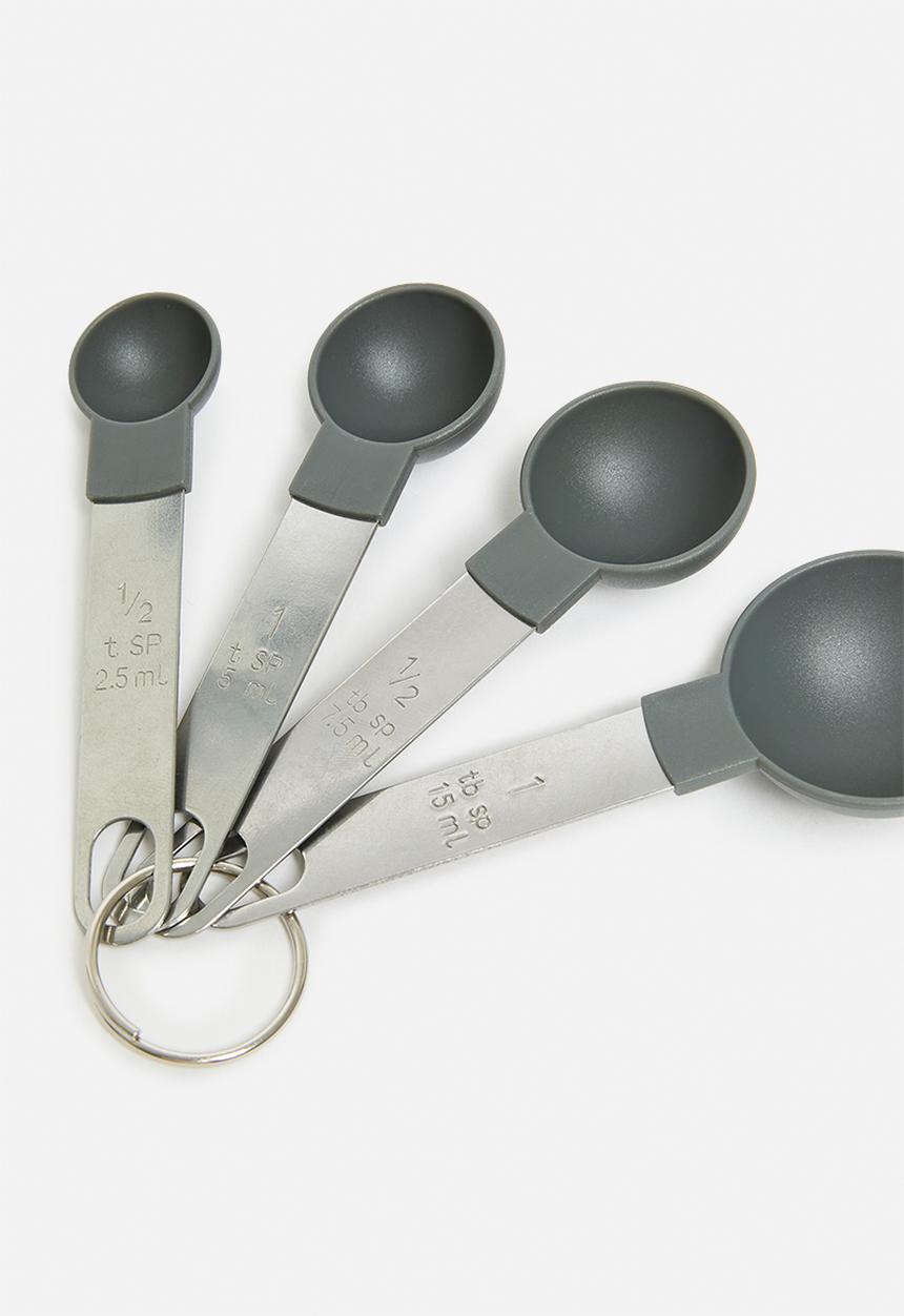 Excellent Houseware - Measuring cups & spoons set - Charcoal