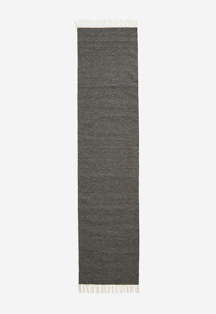 H&M - Wool rug - dark grey marl