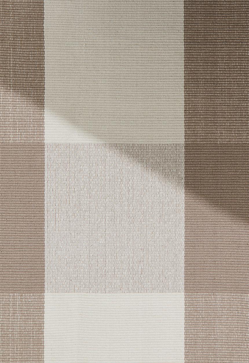 H&M - Checked flat weave rug - beige checked