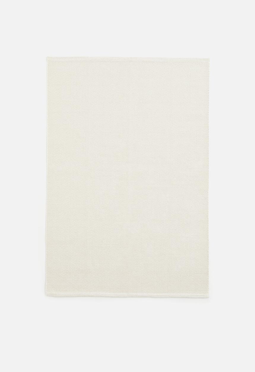 H&M - Textured cotton rug - Natural white Beige