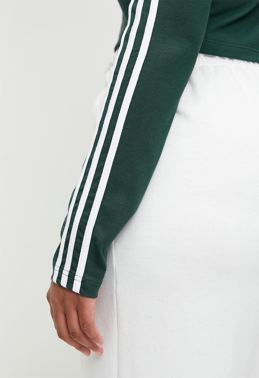 adidas Originals - Plus 3S Cropped Long sleeve W - Mineral Green