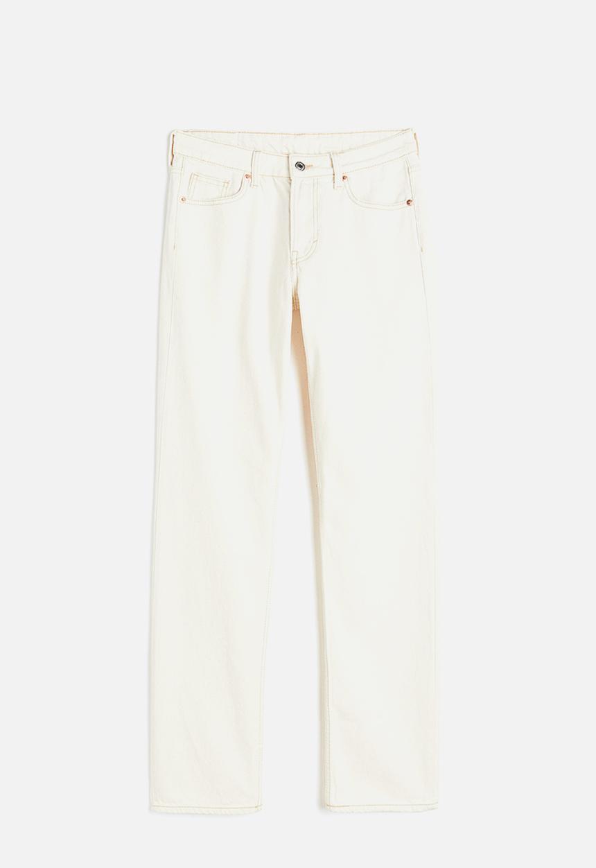 H&M - Straight regular jeans - cream