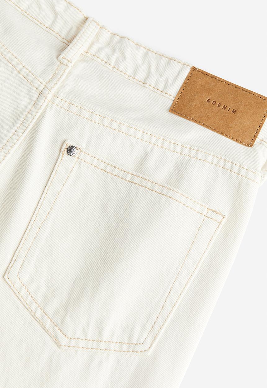 H&M - Straight regular jeans - cream