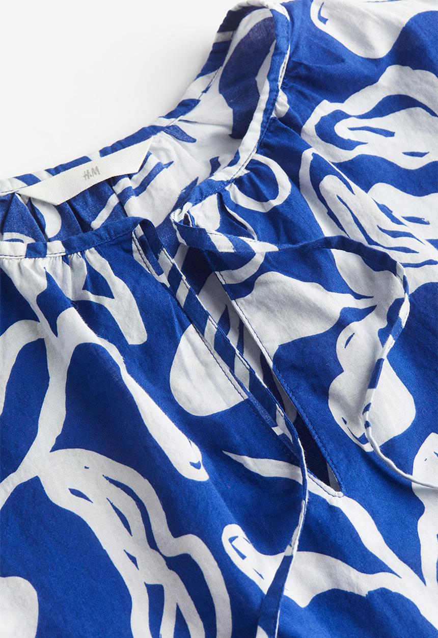 H&M - Cotton dress - blue