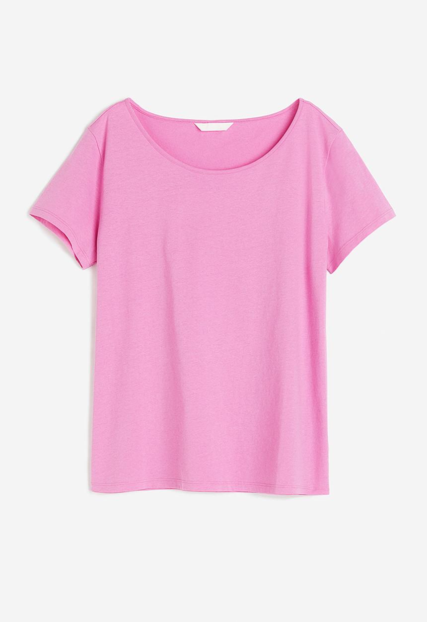 H&M - Cotton T-shirt - pink