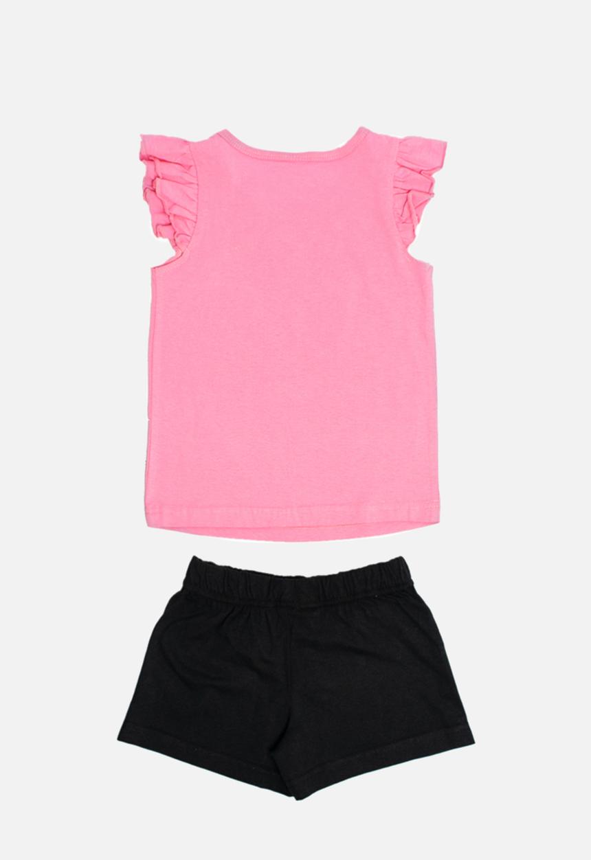 Character Group - Barbie short sleeve pj set - pink