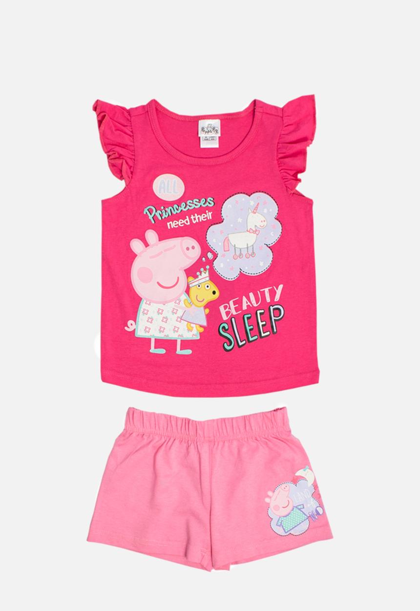 Character Group - Peppa pig short sleeve pj set - pink