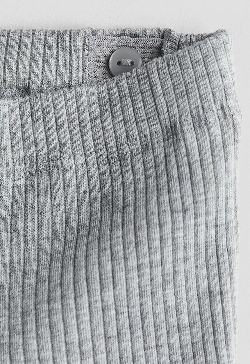 H&M - 2-Piece cotton set - grey marl