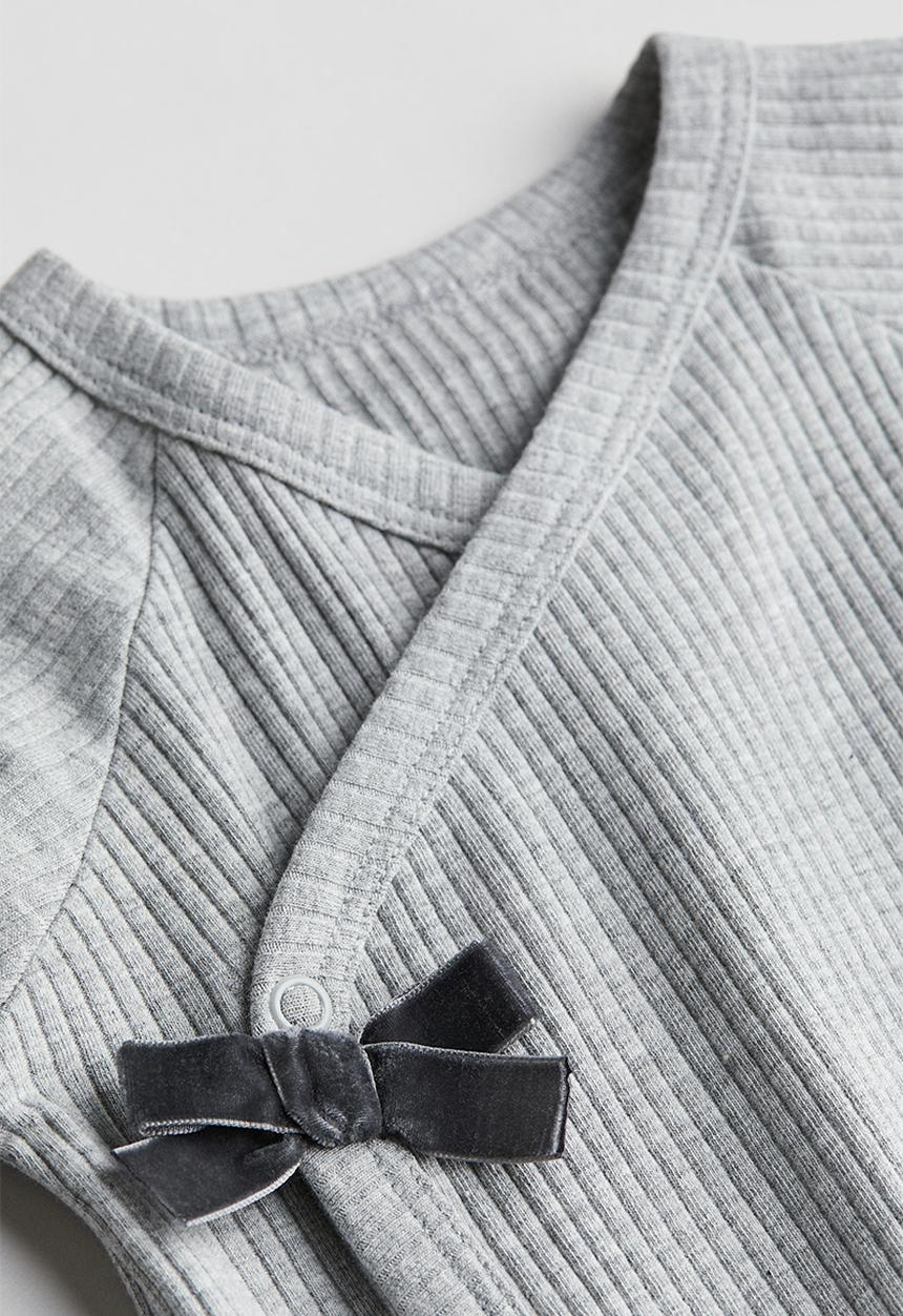 H&M - 2-Piece cotton set - grey marl