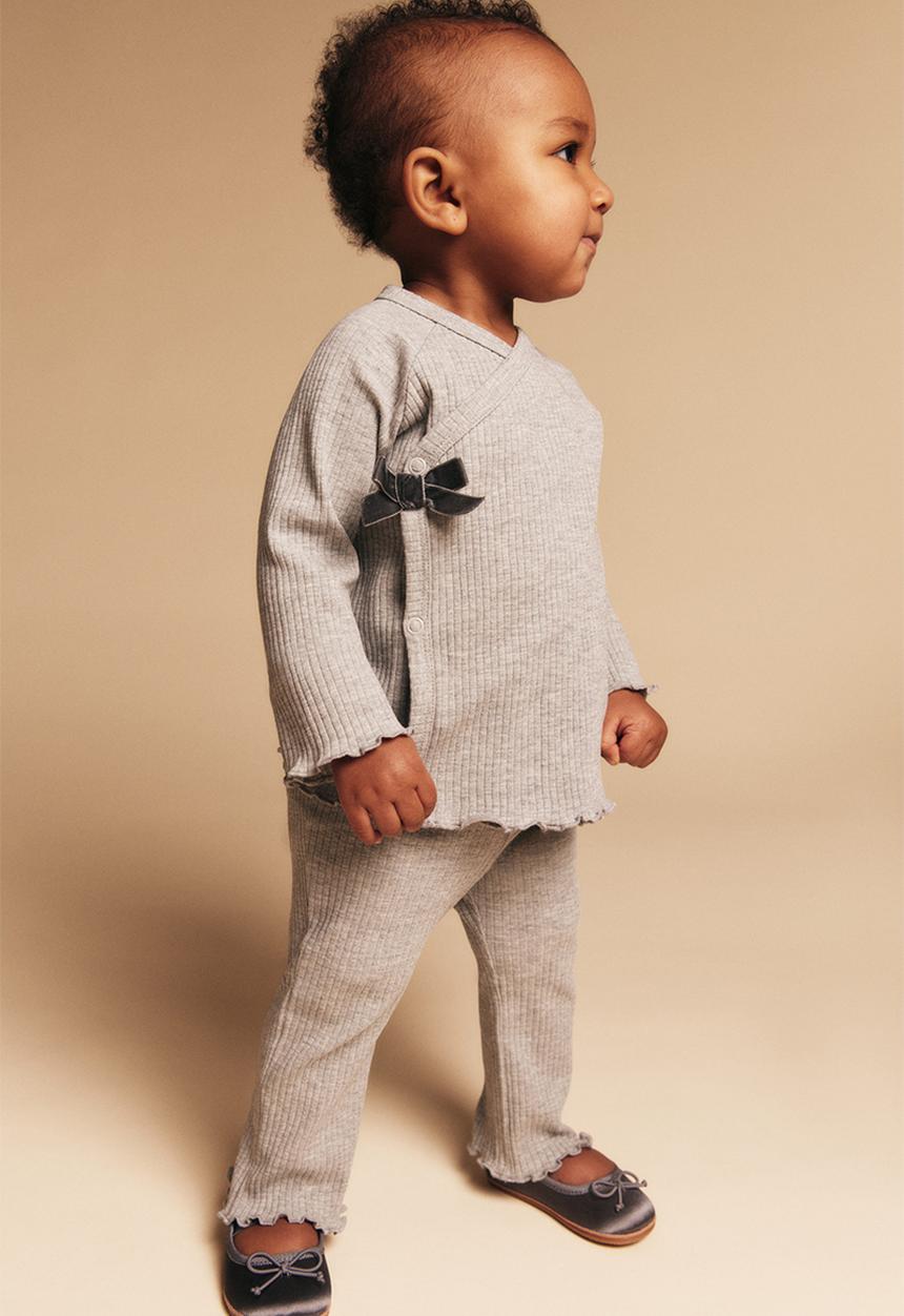H&M - 2-Piece cotton set - grey marl