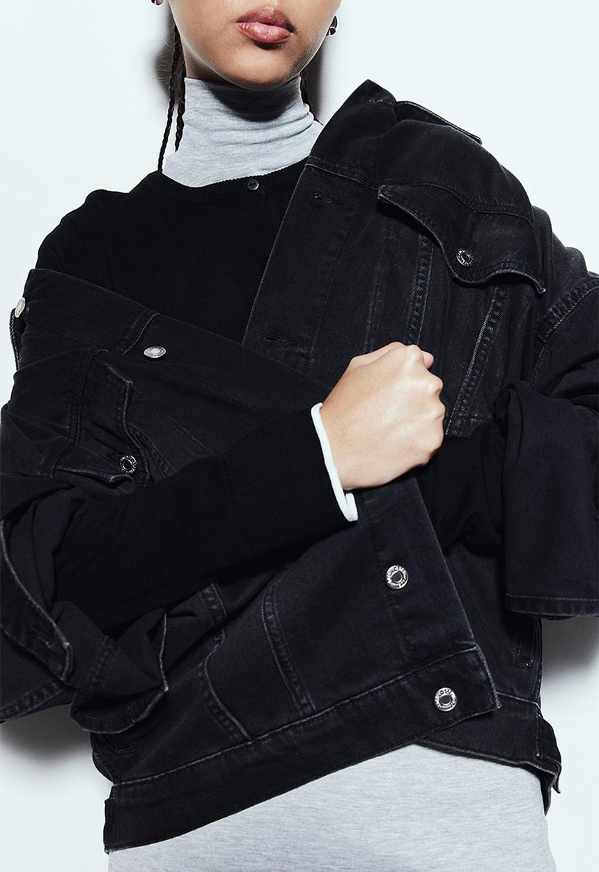 H&M - Fine-knit cardigan - black
