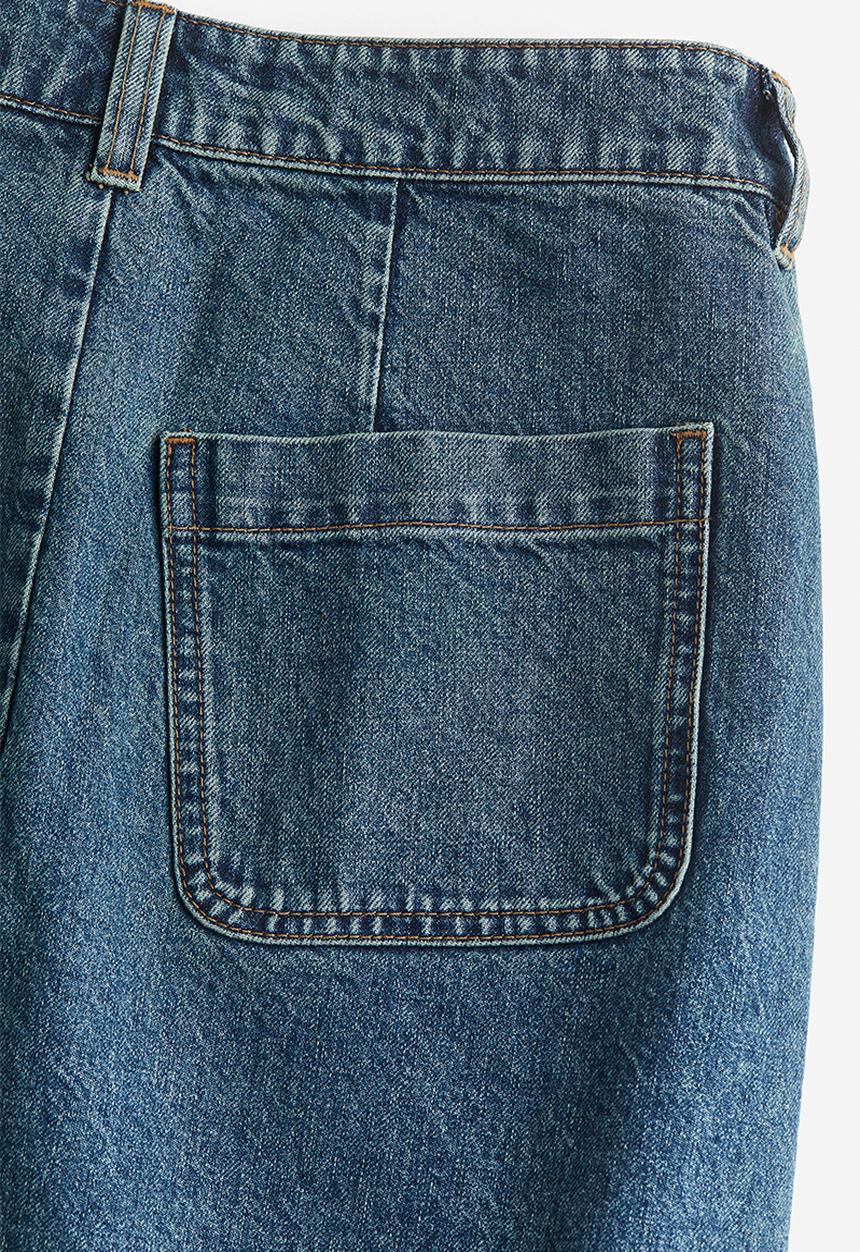 H&M - Denim cargo skirt - blue