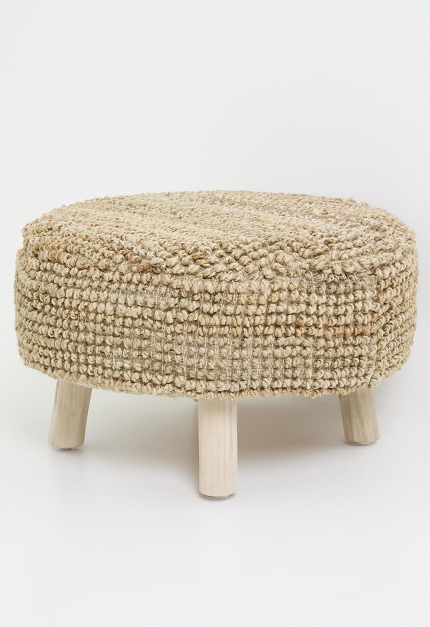 Sixth Floor - Kirs jute stool - Natural