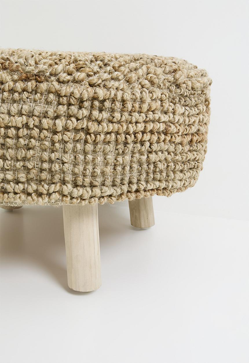 Sixth Floor - Kirs jute stool - Natural