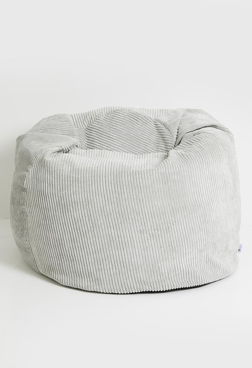 Sixth Floor - Bella large beanbag - silver