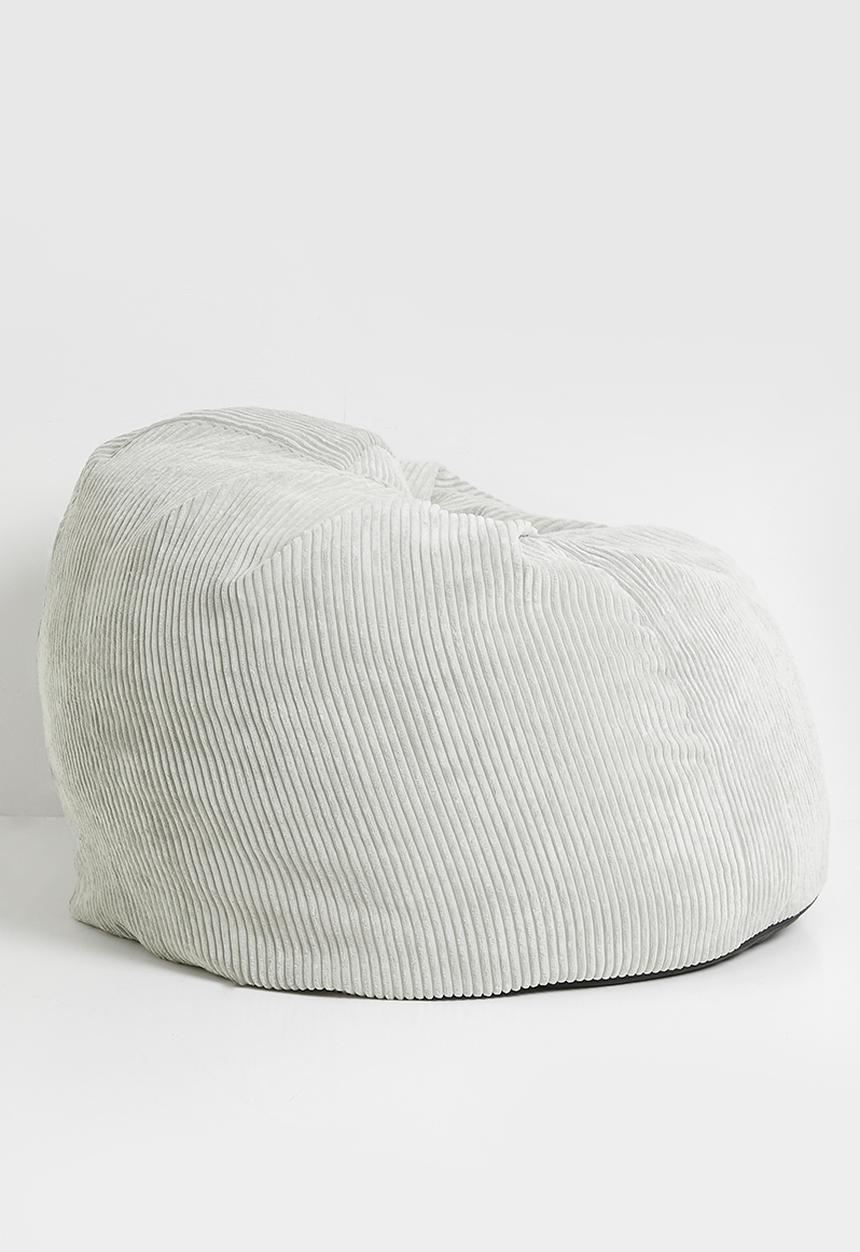 Sixth Floor - Bella large beanbag - silver