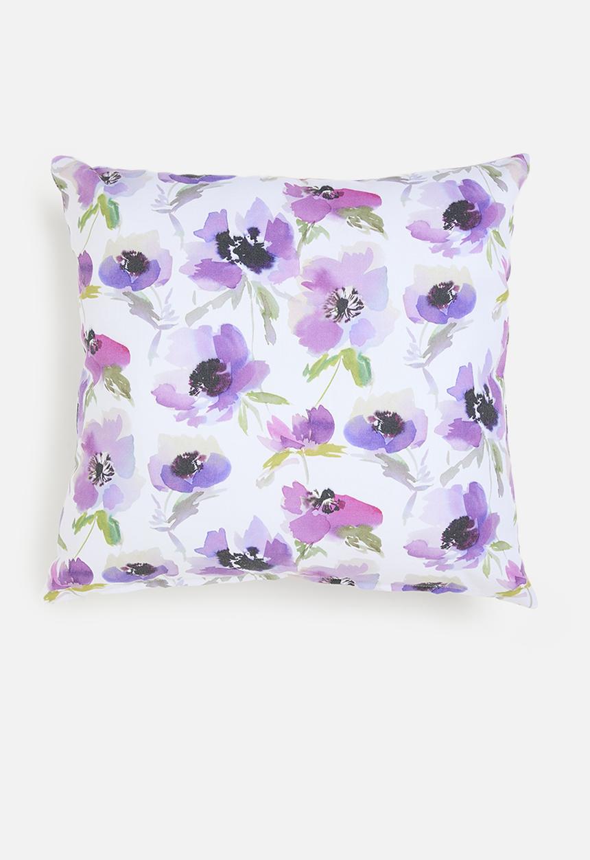 Sixth Floor - Lavender printed cushion cover - Purple