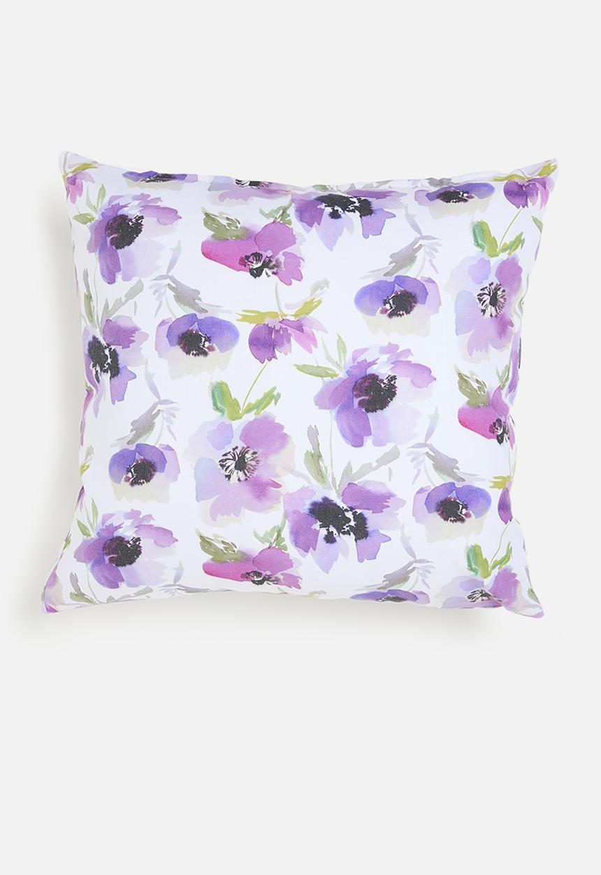 Sixth Floor - Lavender printed cushion cover - Purple