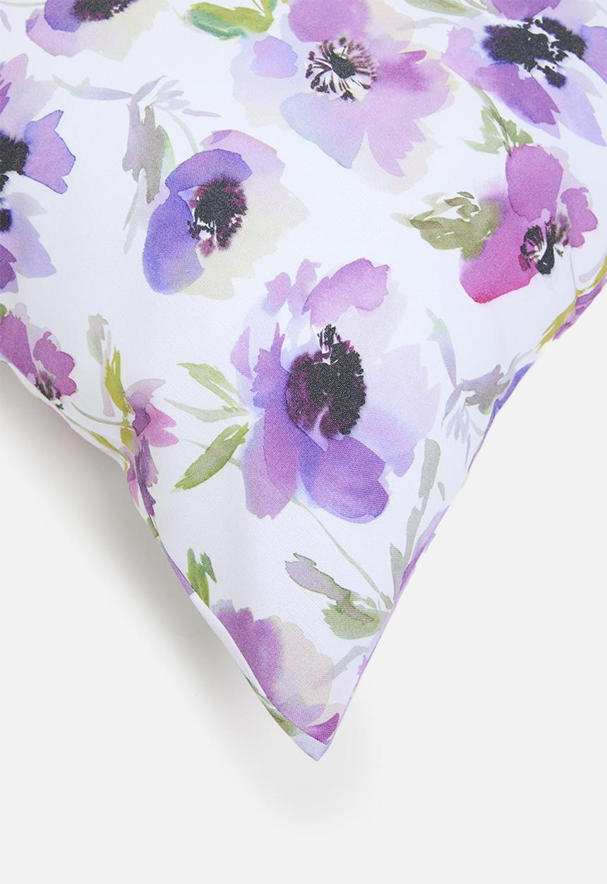 Sixth Floor - Lavender printed cushion cover - Purple