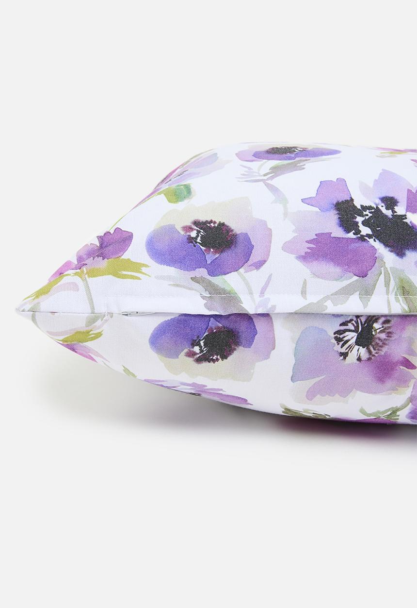 Sixth Floor - Lavender printed cushion cover - Purple
