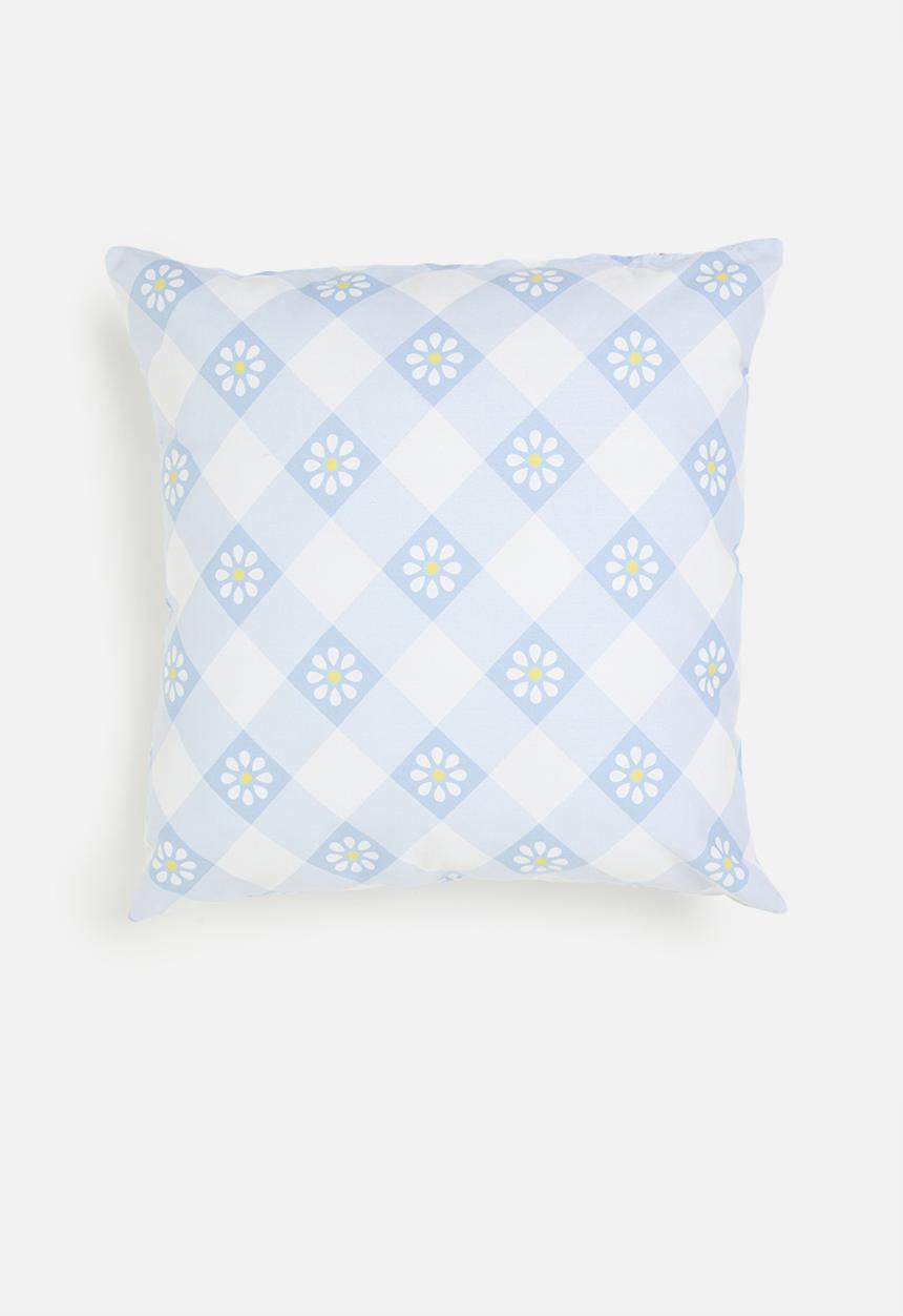 Sixth Floor - Daisy cushion cover - Blue