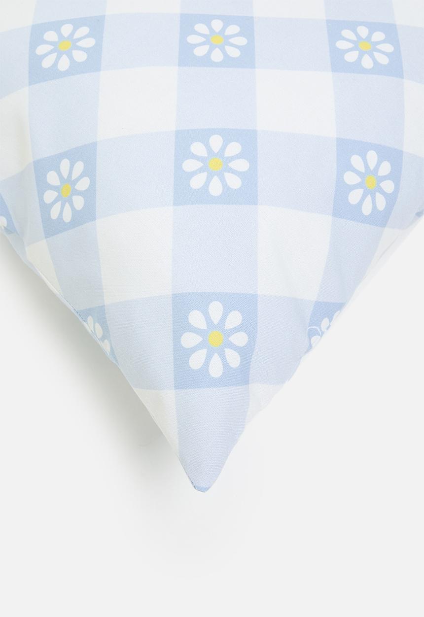Sixth Floor - Daisy cushion cover - Blue