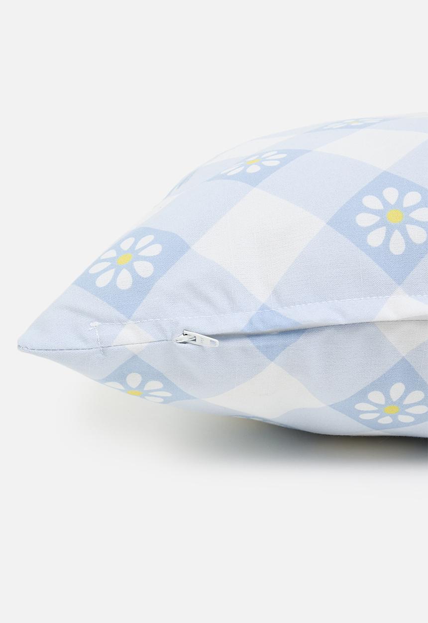 Sixth Floor - Daisy cushion cover - Blue